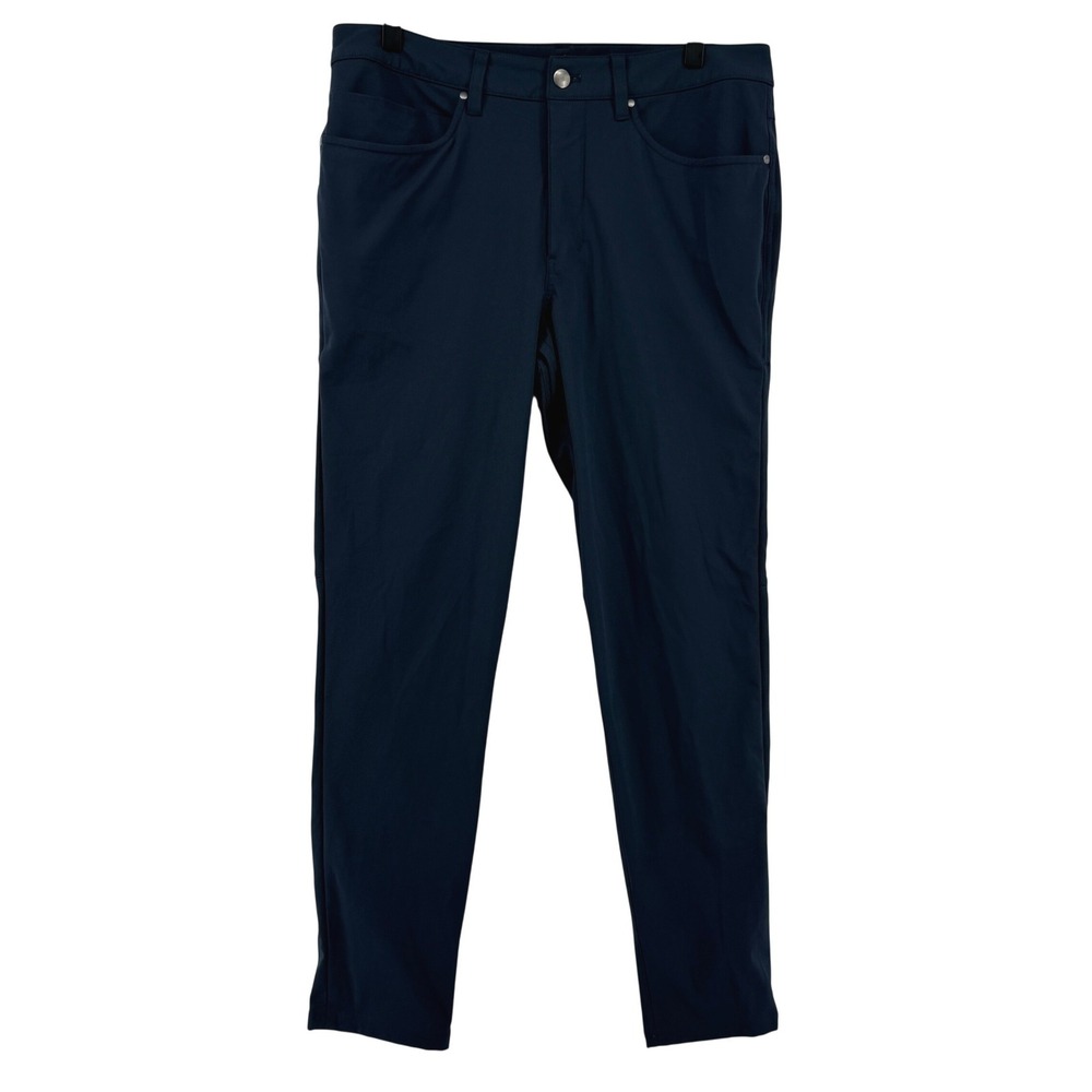 Lululemon ABC Pant Slim Chinos Warpstreme True Navy Blue Men 32x30 M5972S